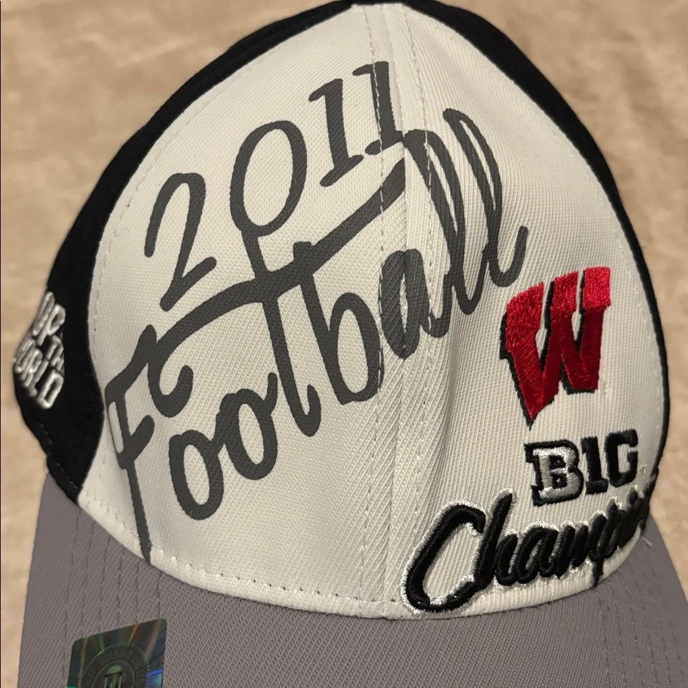 Wisconsin Badgers Hat 2011 Big Ten Champions Adjustable‎ Locker Room Edition Hat